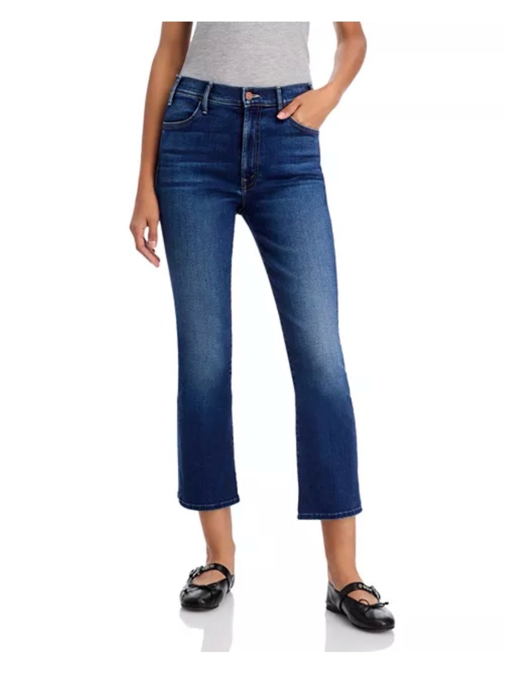 MOTHER Hustler Ankle Jeans in Indigo